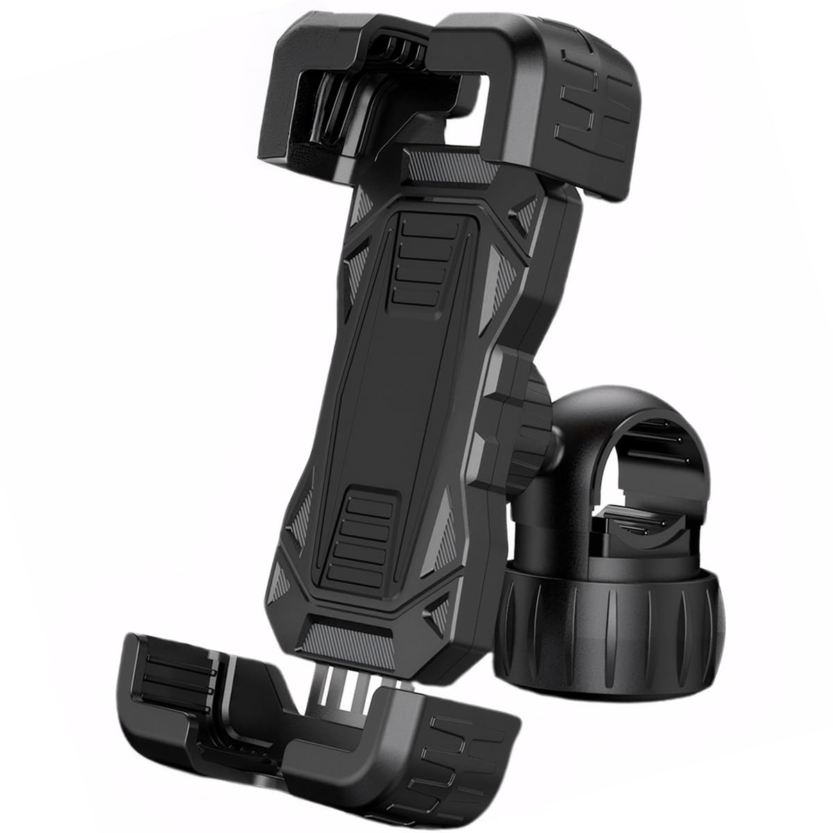 

Bicycle Smartphone Holder for Road and Cross Phone Drop Vibration Locking Sturdy and Easy Compatible with iPhone 16 16 iPhone Pro Pro and Android чёрный