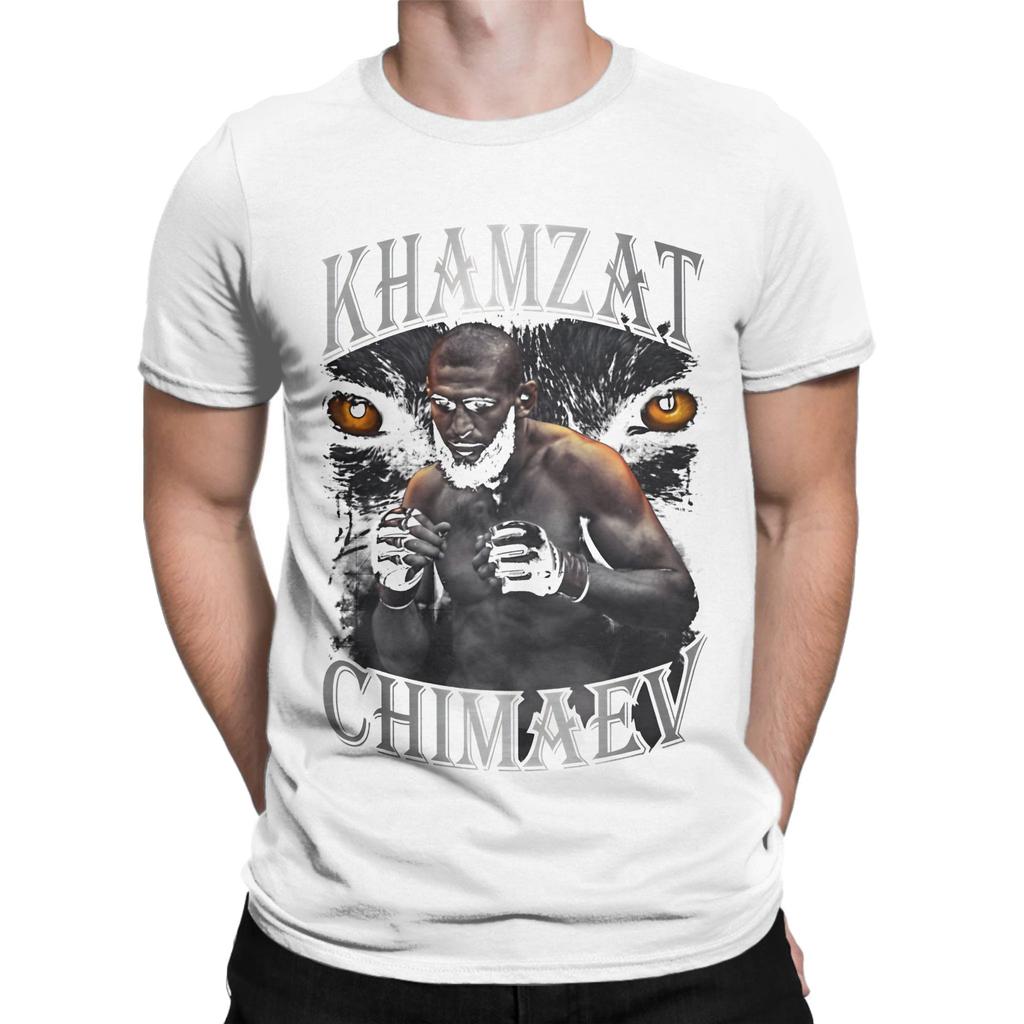 Unisex Khamzat Chimaevs T Shirts Cotton Clothes Fashion Short Sleeve Round Neck Tee Shirt Plus Size Tshirt