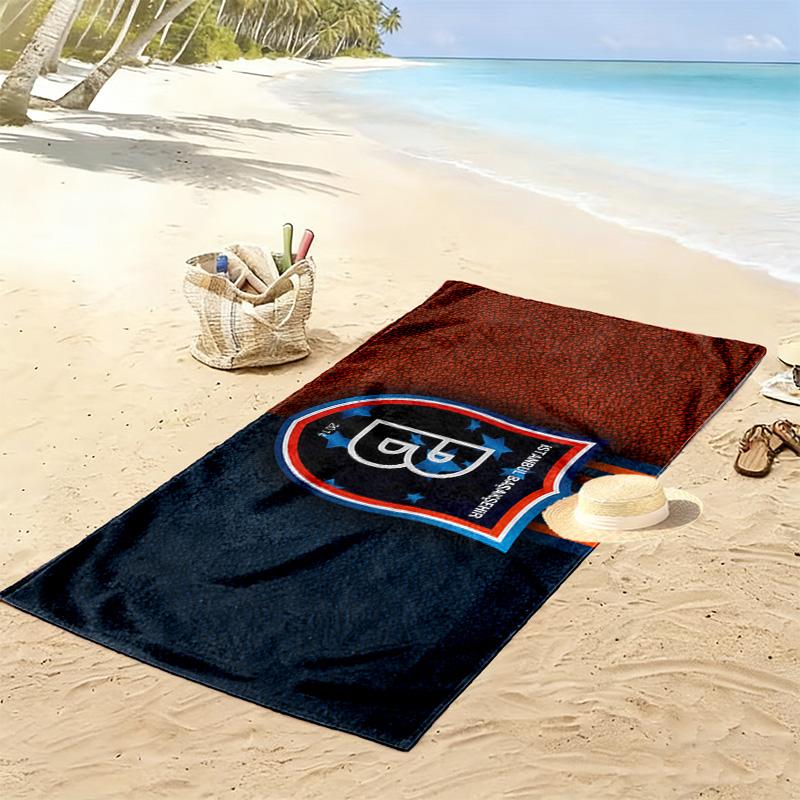İstanbul Başakşehir Print Beach Towel, Large Soft Quick Dry Towel for Beach Camping Swimming