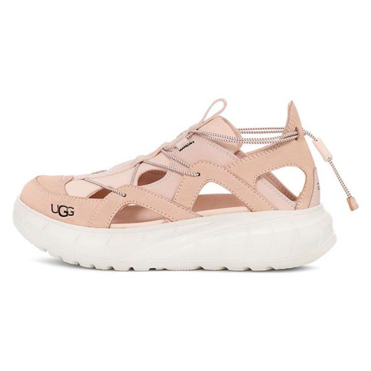 UGG Leather, Textile Low Top Fashion Sandal Women's Rose Nude Pink 1125098-RBMLT