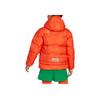 Adidas Logo Print Hidden Zipper Hooded Cotton Jacket Women Jacket Orange HI6085