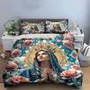 Elegant Religious Outfit For Ceremonies  Kid'S And Adults' Bedroom Decor, Exquisite Three-Piece Bedding Set Gift