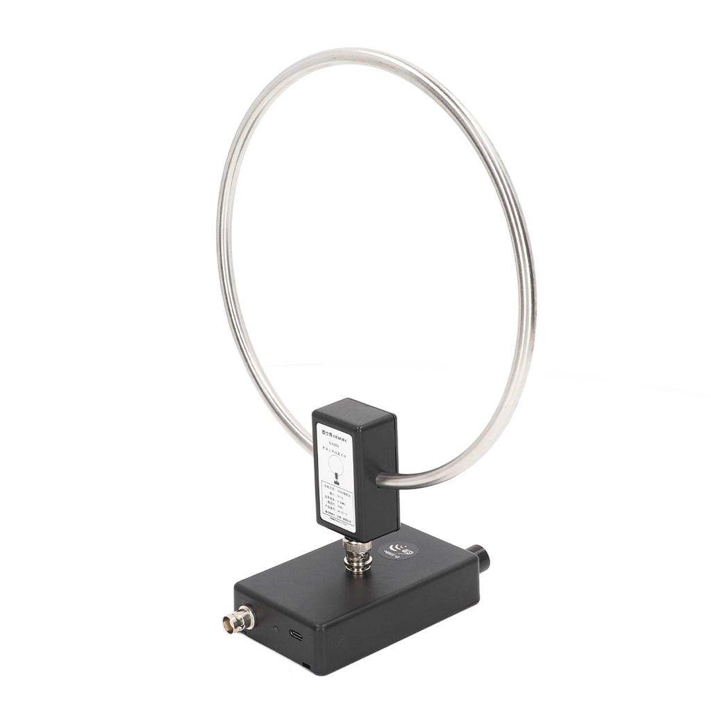 Short Wave Radio Antenna Stainless Steel Loop Antenna for Indoor Reception 2.3‑30MHz
