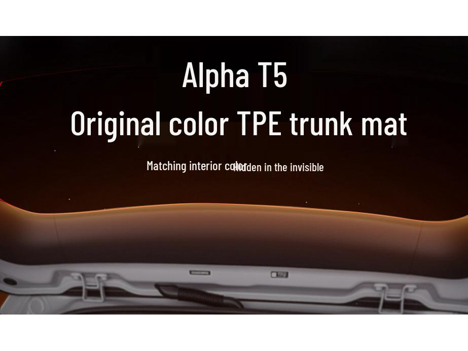 Alpha T5 Trunk Mat - TPE Floor Mat Accessory for Ji Hu Vehicles
