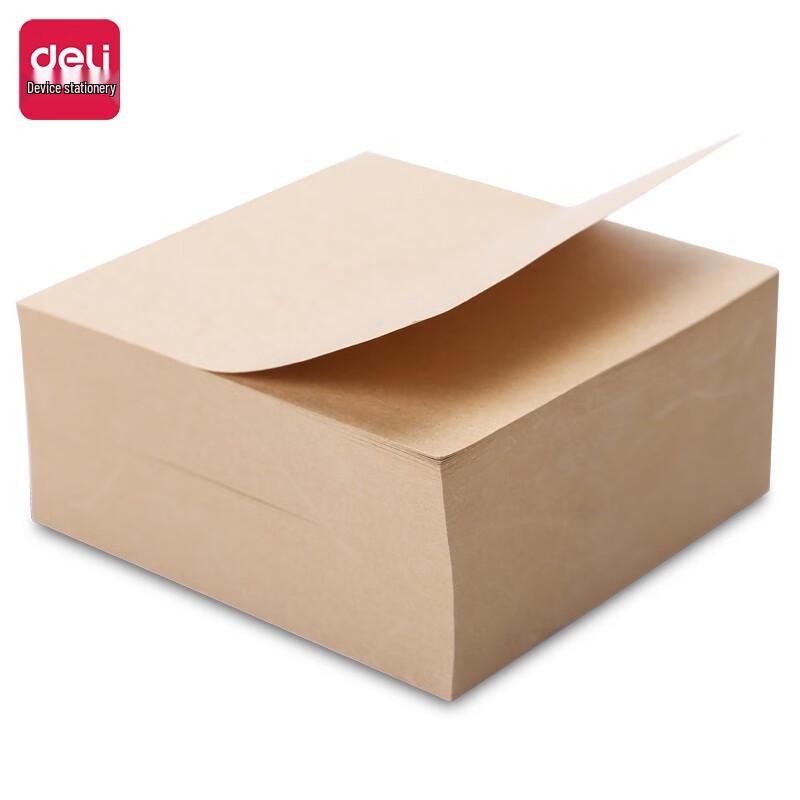 Deli 98x98mm Kraft Paper Memo Pads