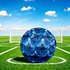 1 ud. Balón de Fútbol Reflejo de Leopardo Iluminado por la Luna Talla 5 Balón de Entrenamiento para Fútbol Deportes en Interiores y Exteriores Ligero Duradero c6545