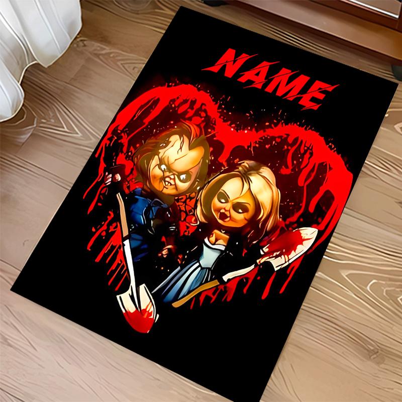 Custom personalization Chucky Print Area Rug - Soft, Washable Non-Slip Indoor Mat,Living Room,Home&Office Decorative Rug