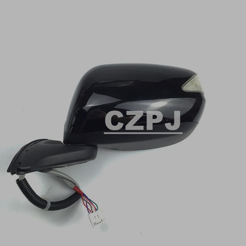 7 Wires Electric Folding Rearview Side Mirror Assembly For Honda Jazz Fit GE6 GE8 2009 2010 2011 2012 2013 2014 With Turn Signal