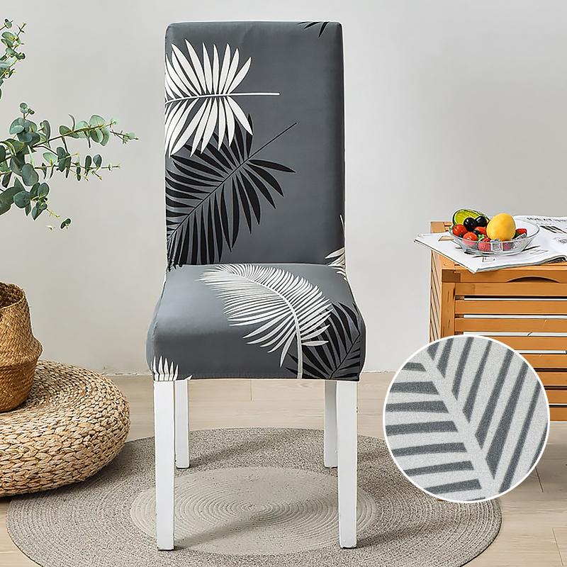 Dining Chair Slipcover,High Stretch Removable Washable Chair Seat Protector Cover for Home Party Hotel Wedding Ceremony 4/6pcs