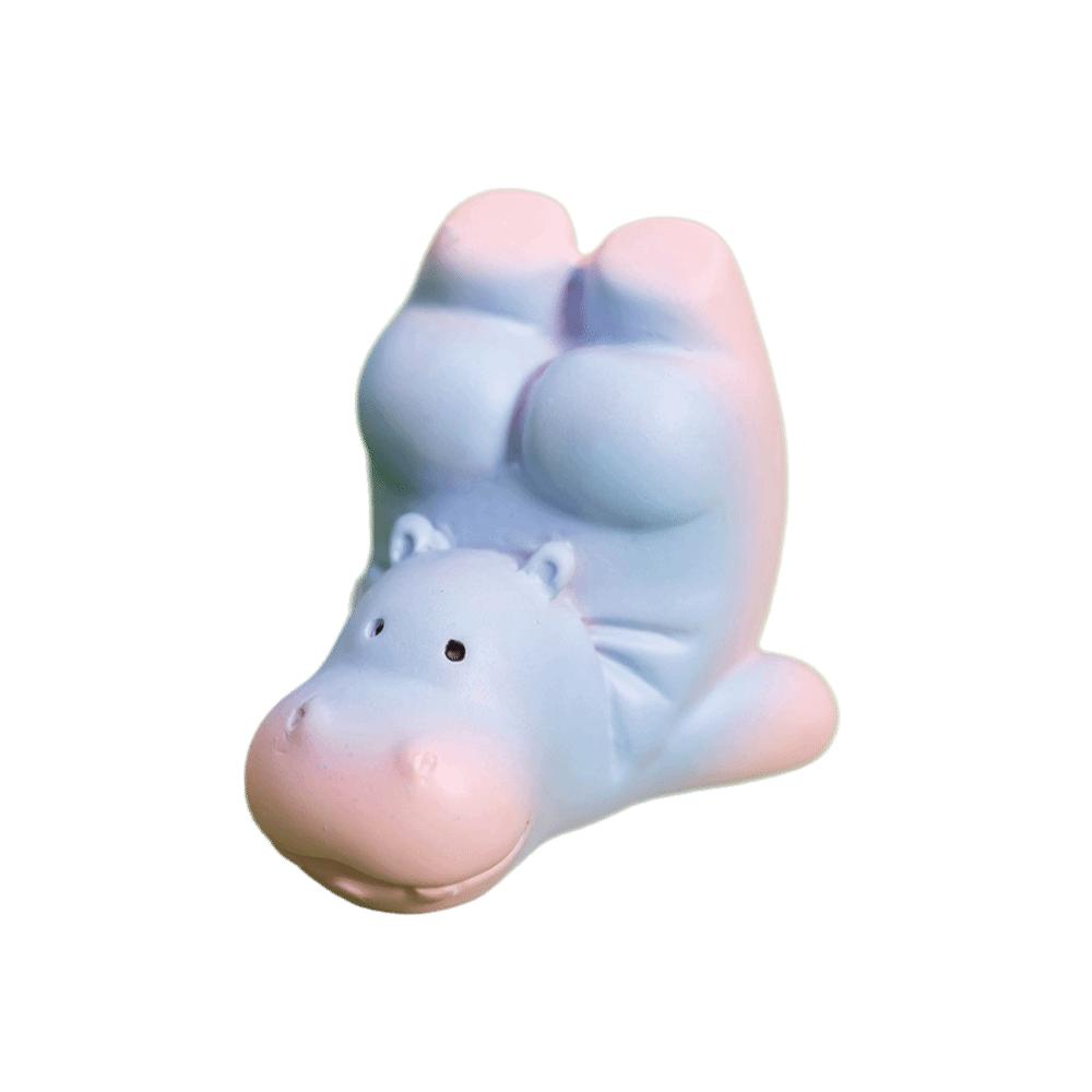 Cartoon Style Resin Hippo Statue Miniature Figure Hippopotamus Figurines  Office Desk