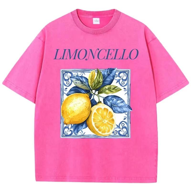 Printet Vasket T-shirt Herre Bomulds T-shirt Rund Hals Behagelig Streetwear Herre Afslappet Sommerbeklædning