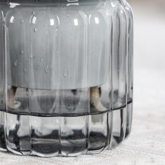 Flowerpot with Drainage Holes Water Filling Port Automatic Self-Watering Hydroponic Flowerpot Transparent Base Plant Container