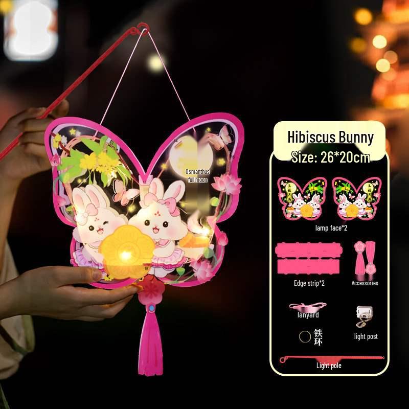 DIY Mid-Autumn Festival Rabbit Lantern Kit for Kids