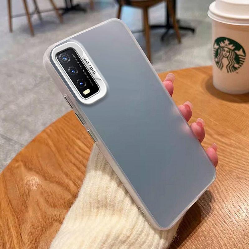 

Для Vivo Y20 Case vivo Y20i Phone Case vivo Y20s Cover vivo Y12s Y20G Y20A Case V2029 Luxury Metallic Aurora Skin Matte Cover vivo Y20