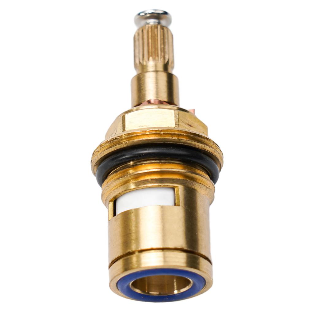 Kitchen Tap Valve Quarter Turn Insert Anti-clockwise Brass