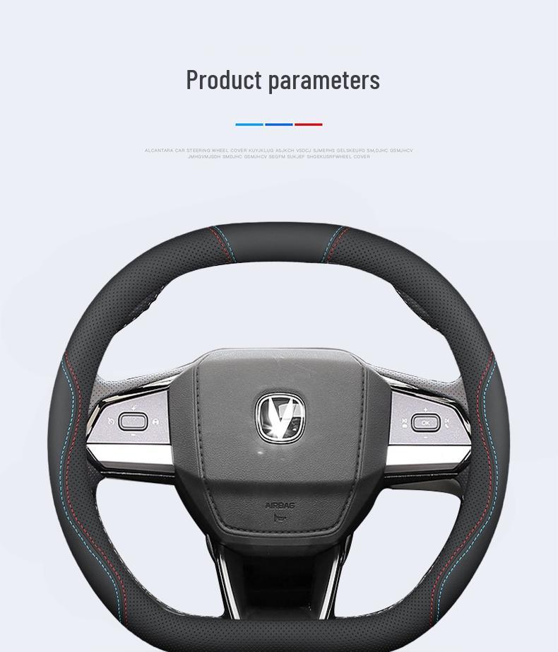 Anti-slip Steering Wheel Cover for Changan Qiyuan A05, A06, A07, Q05