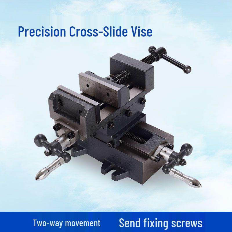 Precision Heavy-Duty Flat-Nose Pliers for Two-Way Bench Vise and Table Drill Milling