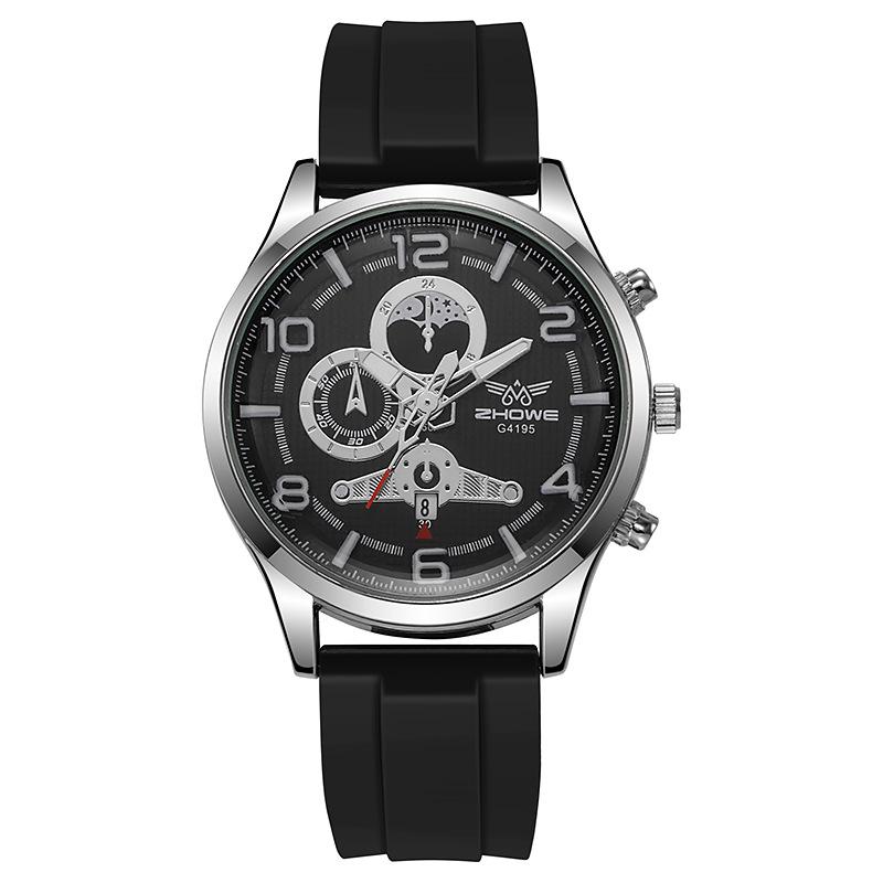 Men S Watch Men S Watch Casual Calendar Silicone Waterproof Quartz Watch