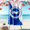 Brighton Print Beach Towel, Large Soft Quick Dry Towel for Beach Camping Swimming