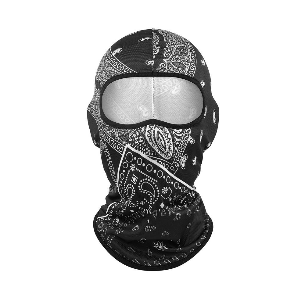 Breathable Cool Balaclava Ice Silk Face Cover Headwear Fashion Full Face Cap Motorcycle Riding