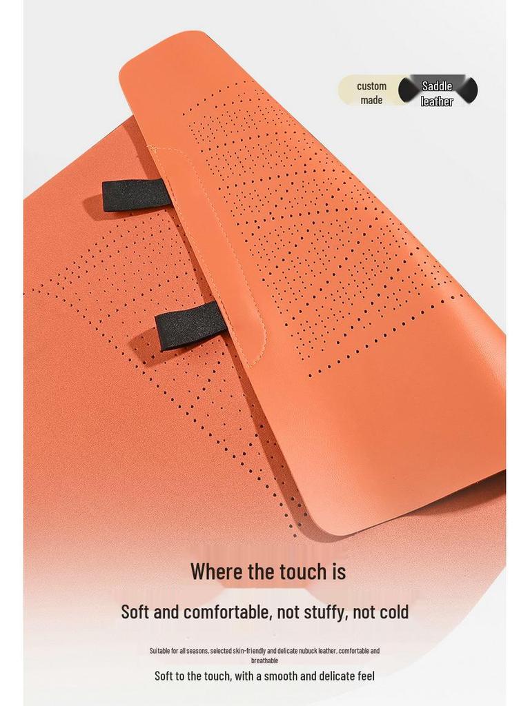 Ideal i8 Suede Saddle Pad: Breathable, Vehicle-Specific, Fully Enclosed, Six-Seater Car Seat Cushion