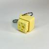 Cheese-Shaped Mechanical Keychain: Cheesy Key Clikker