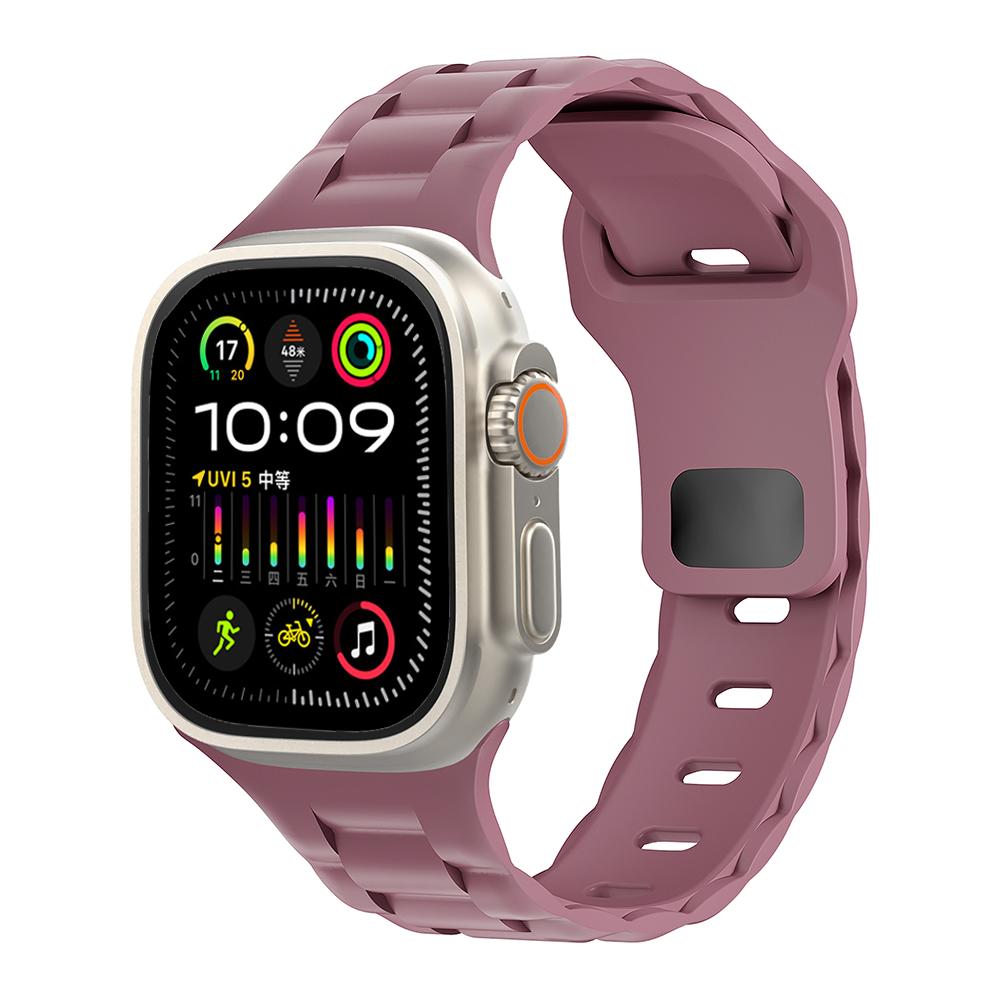 Pulseira de silicone para Apple Watch Ultra 2/Ultra 49 mm série 10 9 8 7 46 mm 45 mm 41 mm Pulseira esportiva para iWatch série 6 5 4 3 2 1 SE 44 mm 40 mm 42 mm 38 mm