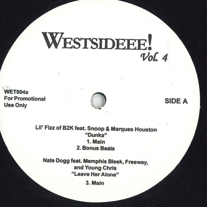 

12inch Record VARIOUS Westsideee Vol. 4 WET004 NOT ON LABEL 2003 US Rap HipHopRB Used