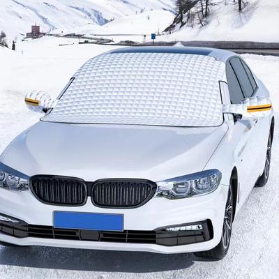 Car Windshield Snow Cover Automobile Magnetic Sunshade Cover Outdoor Waterproof Anti Ice Frost Auto Protector With Magnetic