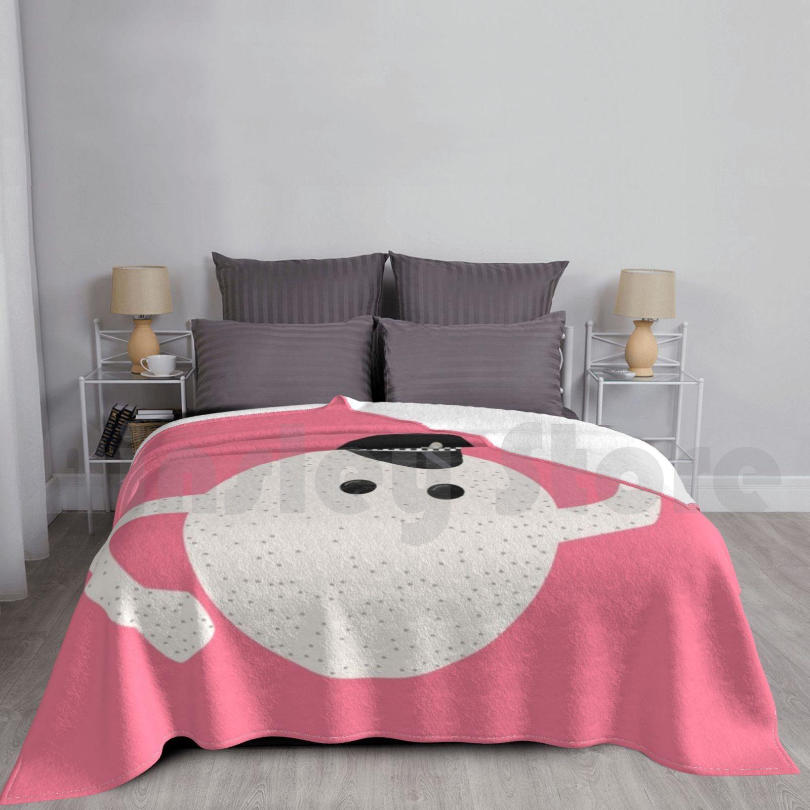 Blanket White Blood Cell White Blood Cell Police Cop Baton Eyes Cell Autoimmune Size: 75*100cm, Weight: 230 GSM