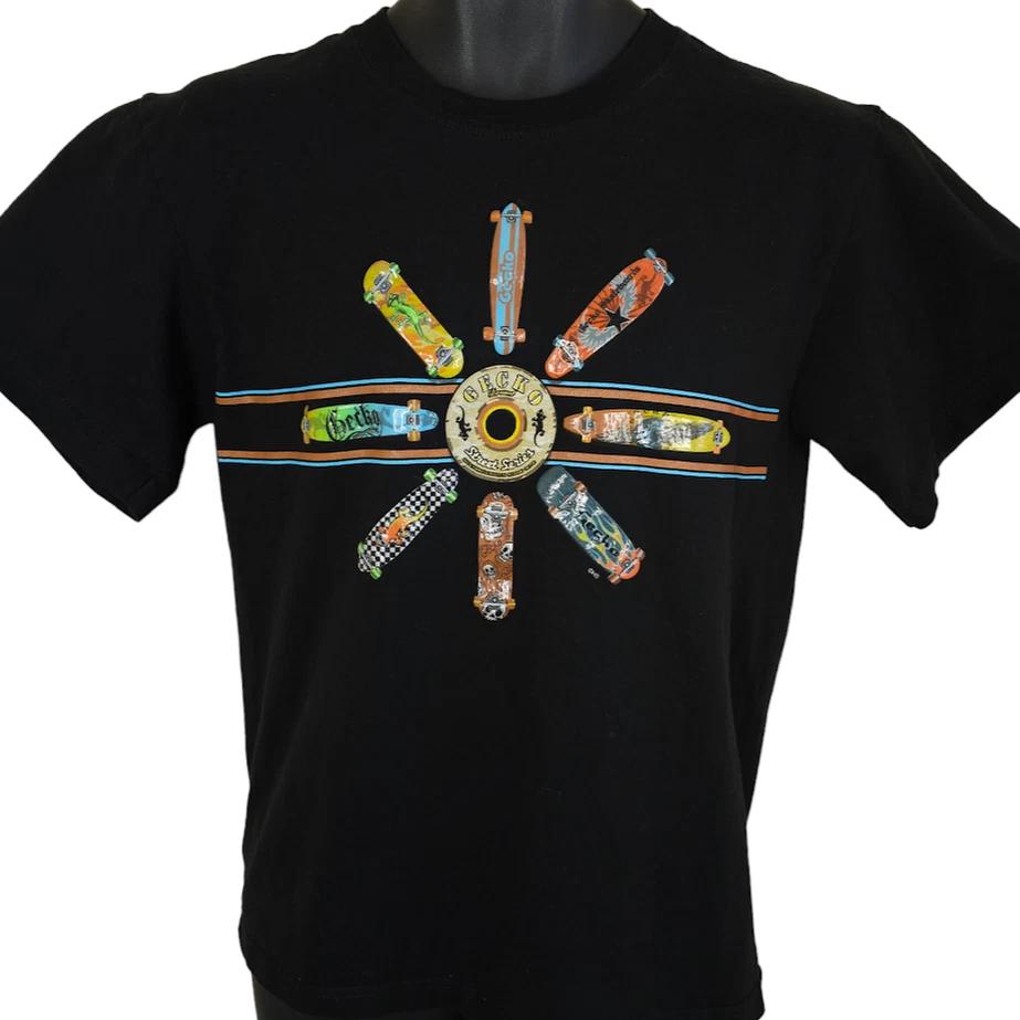 

Vintage Gecko Hawaii 100% Cotton T-shirt Mens Tees Top Mens Size Small 90s Y2K Skater Skateboard Longboard S