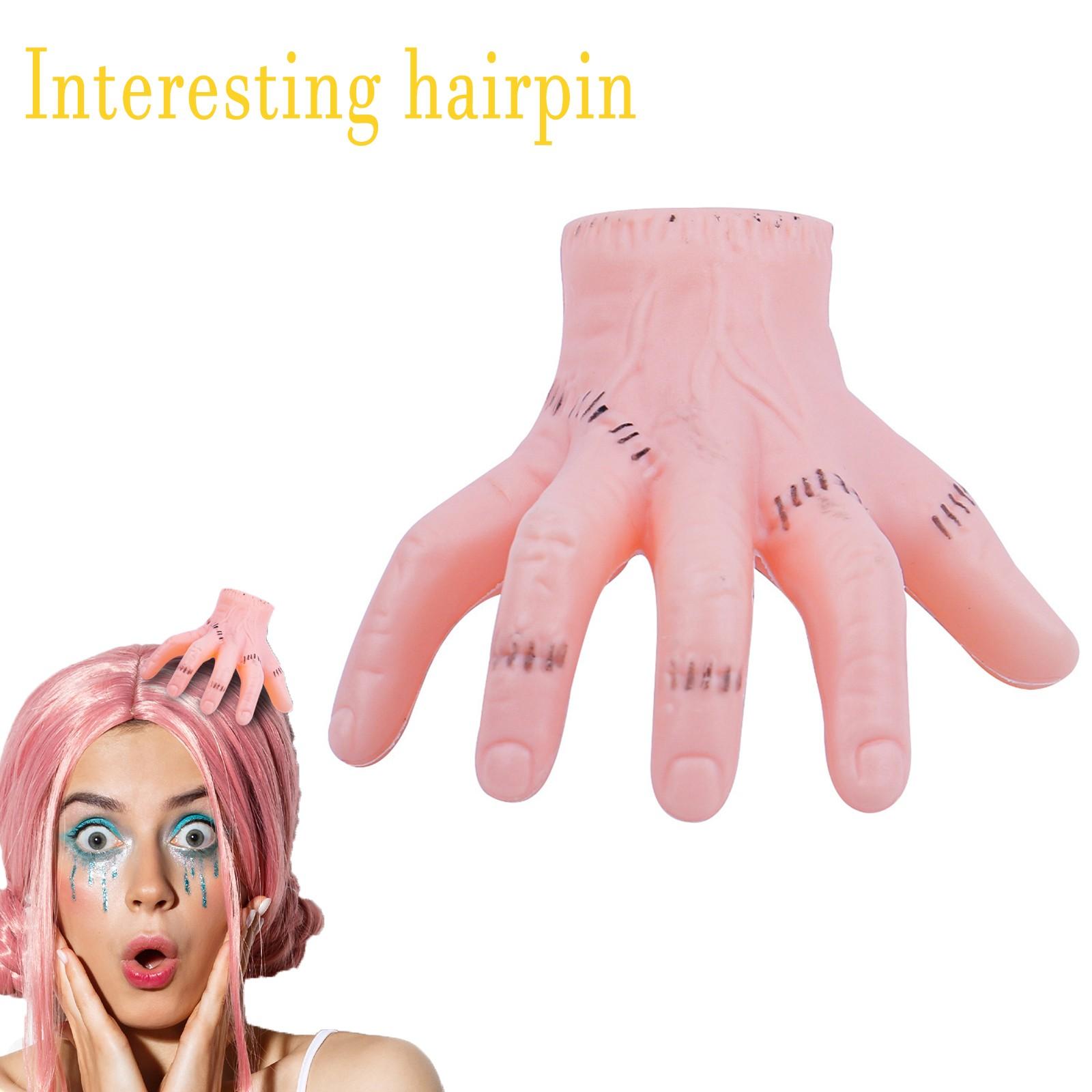 

Сломанная рука заколка для волос аксессуары вечеринка ручная клипса трюк украшение реквизит аксессуары для волос One Size
