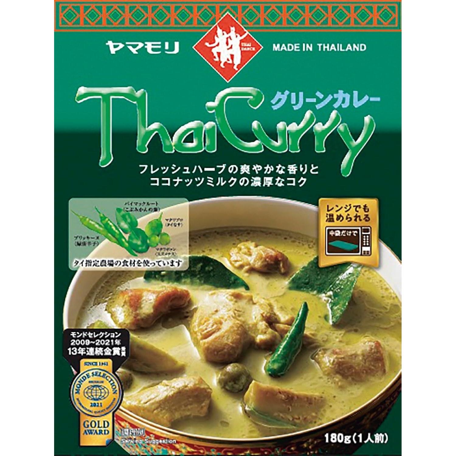 Yamamori Thai Curry Green 180g 5 pieces