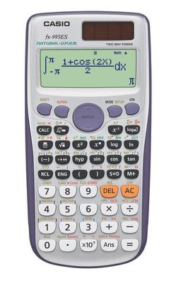 Casio Calculadora Científica Matemática Natural Display 572 Funções 10 Dígitos Prata fx-995ES-N