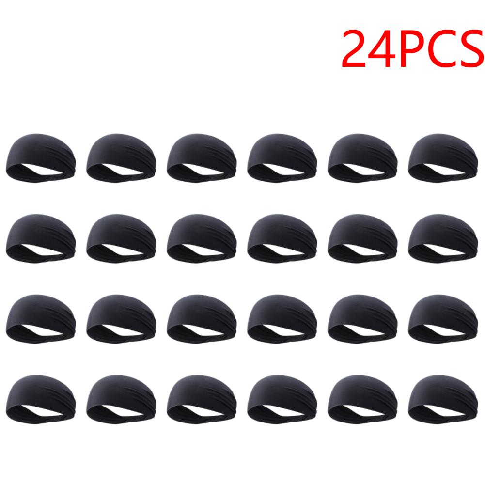 8-24PCS Ultra-Thin Sports Sweatband Elastic Sweat Hair Band Breathable Sweat Absorbent Headband Soft Outdoor Sport Yoga Headband