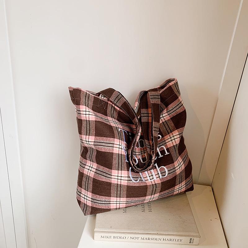 Casual Canvas Bag Women's New Large-capacity Tote Bag