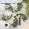 Green Phoenix Jade Eye Massage Patch - Handmade Cold/Hot Compress Eye Mask with Essential Oils for SPA and Beauty Therapy.