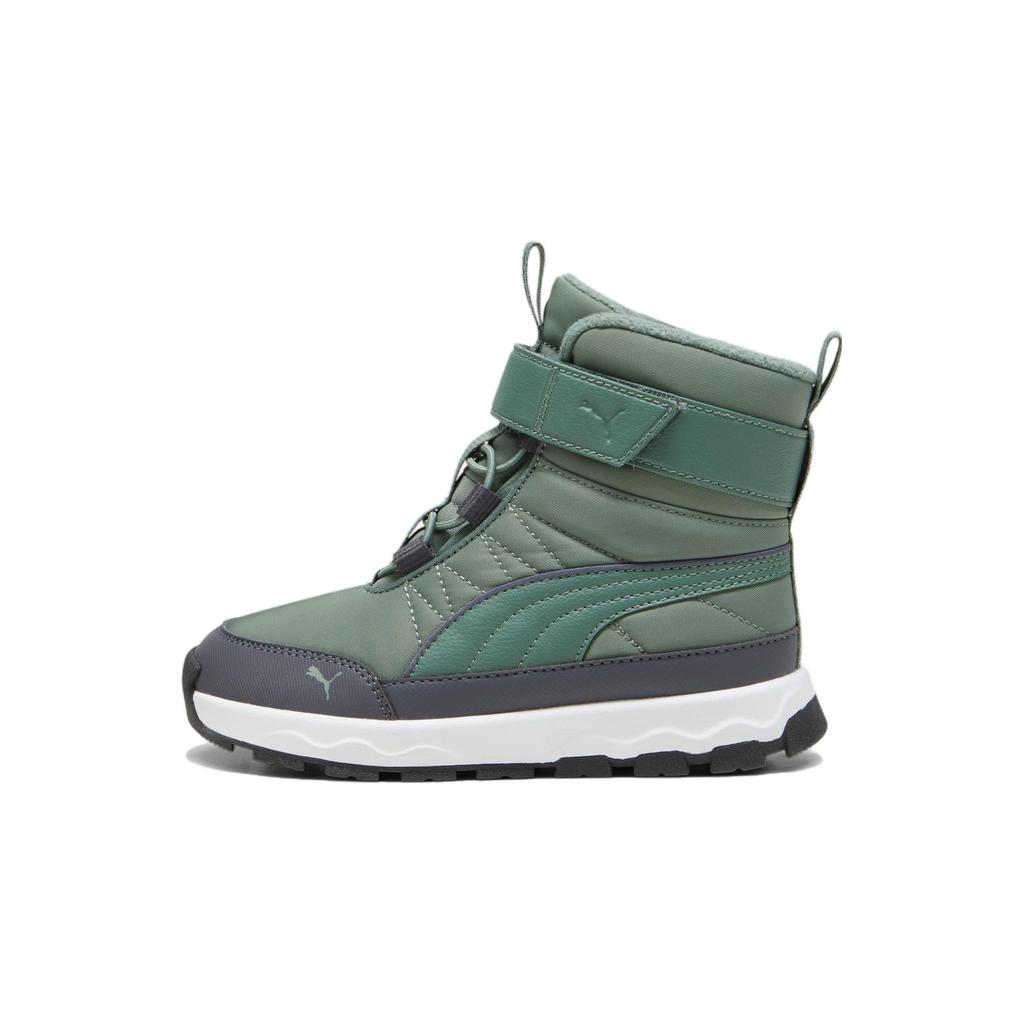 Puma Evolve Mid-Cut Kids Boots Green Kids Boots 392645-03
