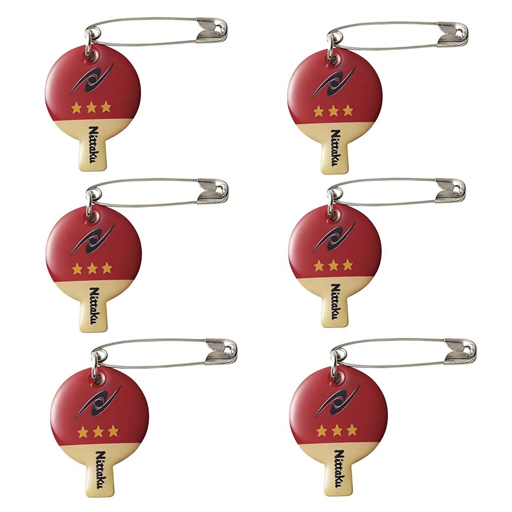 Nittaku Table Tennis Number 2 Pins per Set x 3 Pins Pins, (6 Total) (Racket)