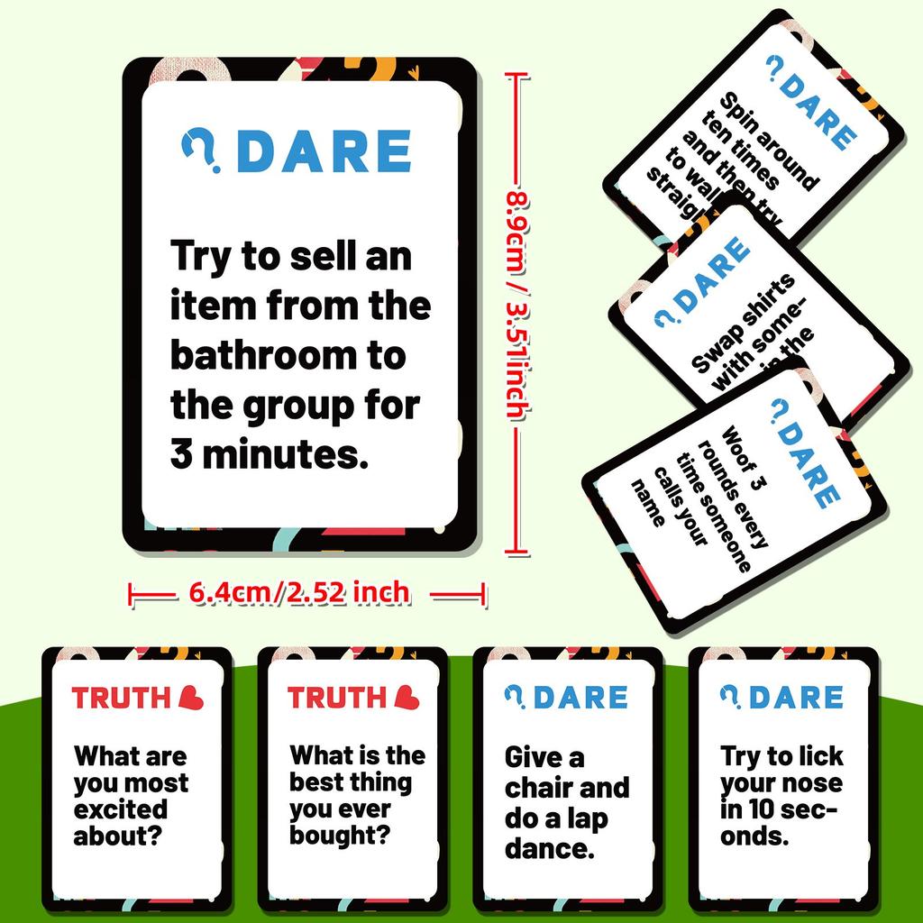 50 Couple Cards, Warm Up Friend Interactive Game Cards