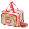New Transparent Waterproof Travel Toiletry Bag Portable Dry Wet Separation Organizer for Toiletries Cosmetics