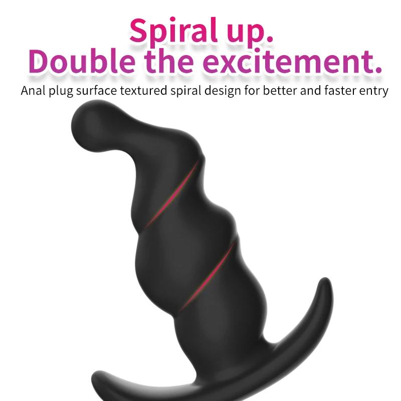 Wearable Anal Plug Dildo Realistic Butt Plug Sex Toys for Women /Men Masturbators Anal Toys Butt Plug Anus Pull Bead