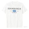 Camiseta Com Bandeira Da Escocia De Edimburgo