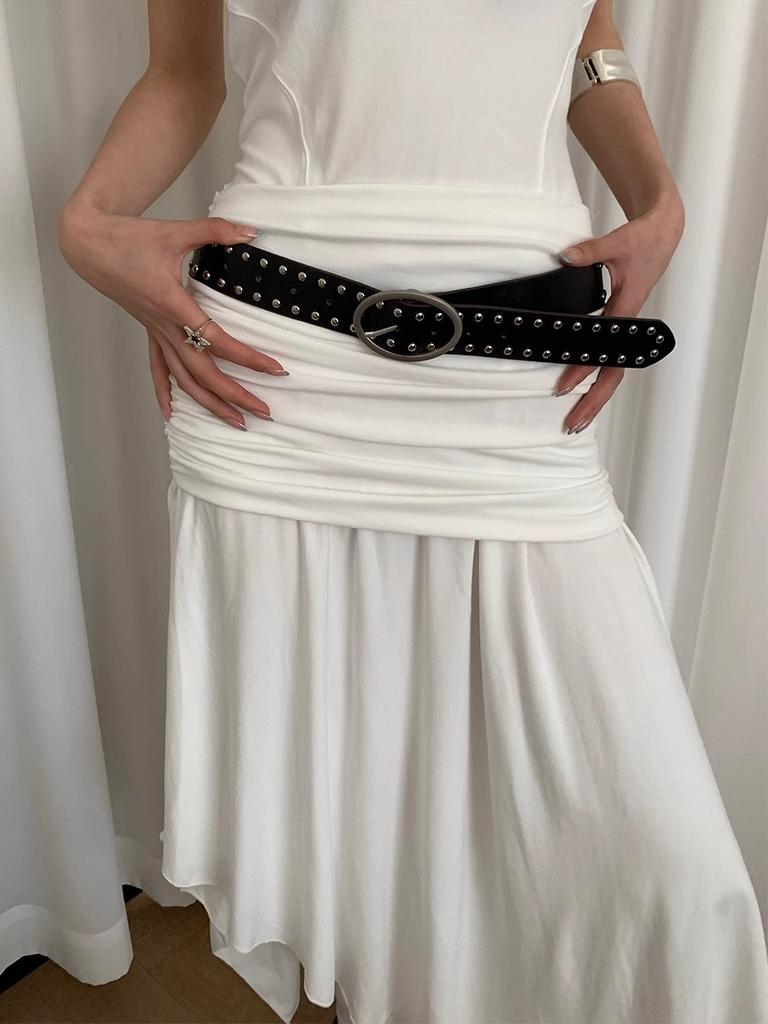 Bohemian Rivet Belt Women New High-End Design Niche With Dress Belt Trend