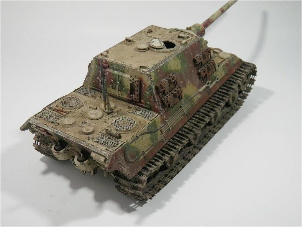 Takom Blitz Scale German Jagdtiger Porsche Production Type Plastic Model Kit TKOB8003 1/35 Sd.Kfz.186 (TAKOM Brand)