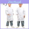 Kids Doctor Coat White Lab Coat For Roleplay Science Experiments