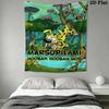 Marsupilami Pattern Home Decor Tapestry, Wall Hanging, Decorative RV Wall Cloth.DGT0925384