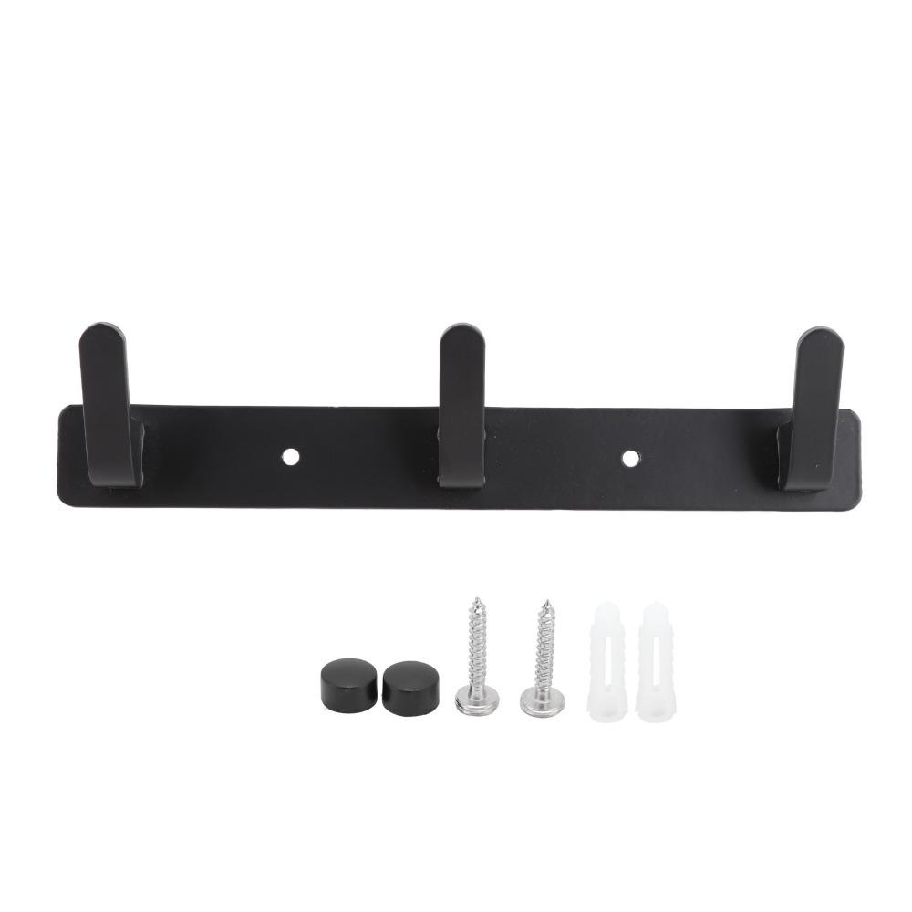 Aluminum Alloy Coat Rack Durable Wall Hook Rack Kitchen Bathroom Wardrobe Entryway Bedroom