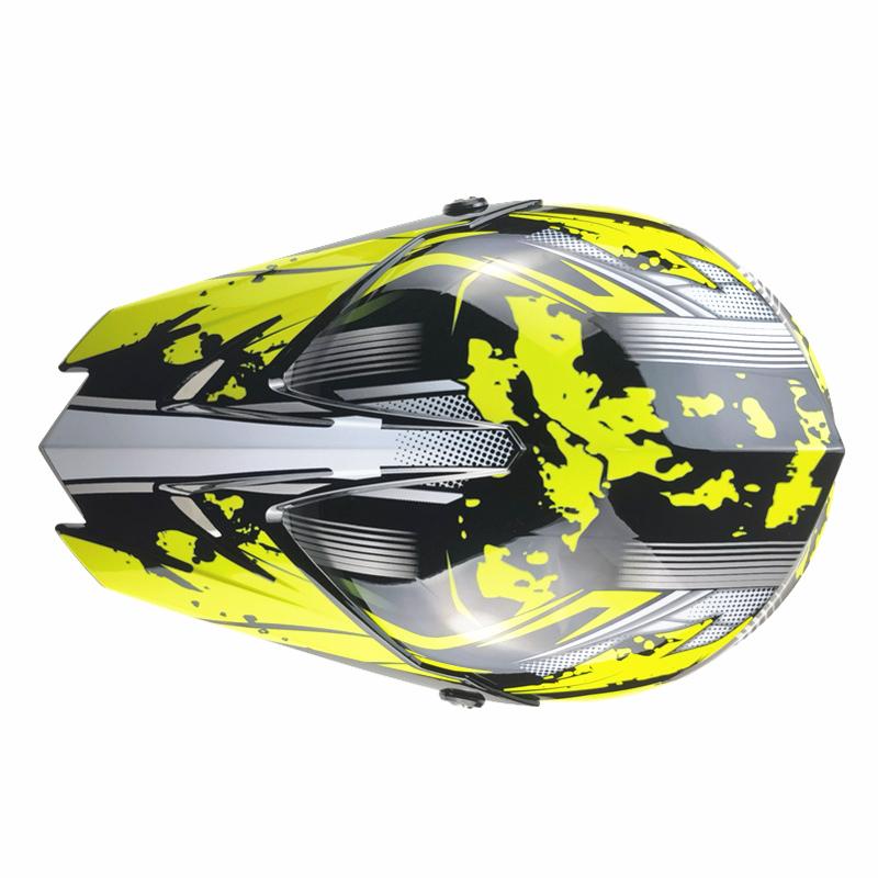 Unisex Off-Road Motorcycle Full Helmet Safety Cover 225 Yellow 21 Travel Personality Motorcycle Headset for Men And Women