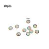 5/10Pcs Aluminium Metal Car Key Emblem Stickers For Alfa Romeo Giulietta GT 159 147 156 Mito Brera Giulia F1 Stelvio Volante